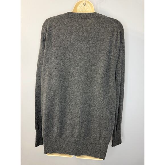 J. Crew Cashmere Relaxed Crew Neck Sweater Casual Wardrobe Grey Women's S - Picture 13 of 13